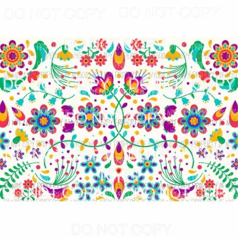 Flower Sheet #33 Sublimation transfers 13 x 9 inches Heat Transfer
