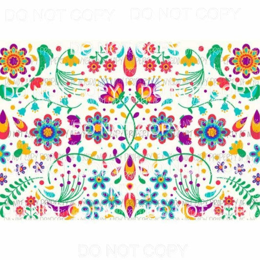 Flower Sheet #33 Sublimation transfers 13 x 9 inches Heat Transfer