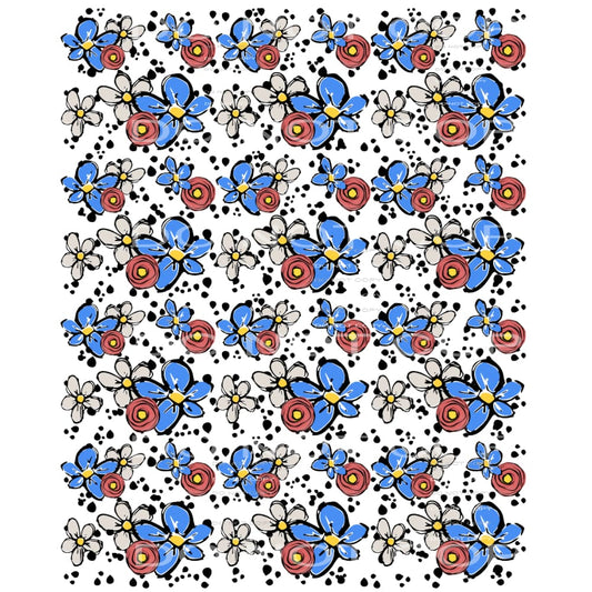 flowers #6523 Sublimation transfers - Heat Transfer