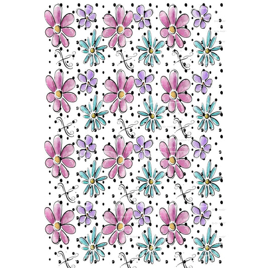flowers #6549 Sublimation transfers - Heat Transfer