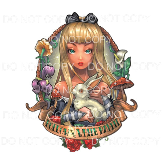 Follow The White Rabbit Disney Alice In Wonderland #1021 