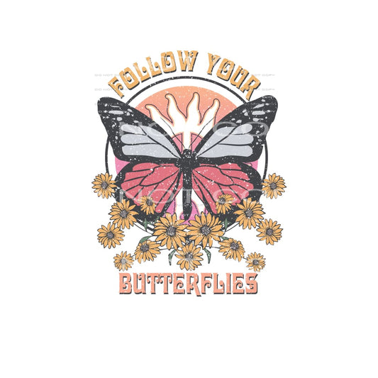 Follow Your Butterflies #4927 Sublimation transfers - Heat