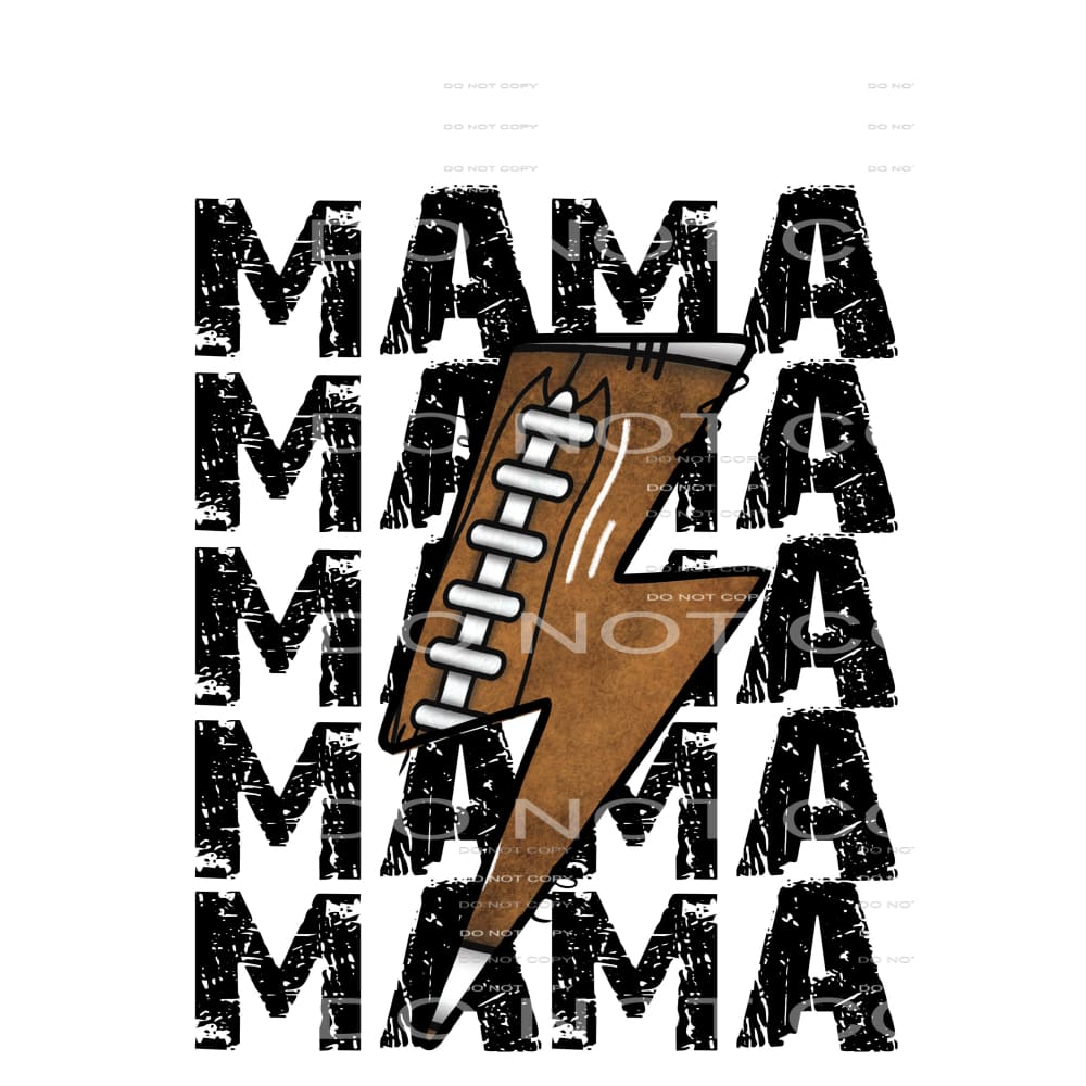 Football all family members in dropdown menu sublimation