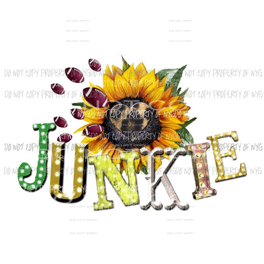 Football Junkie Sublimation transfers Heat Transfer