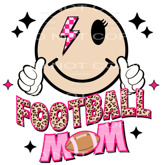 Football Mom #4318 Sublimation transfers - Heat Transfer