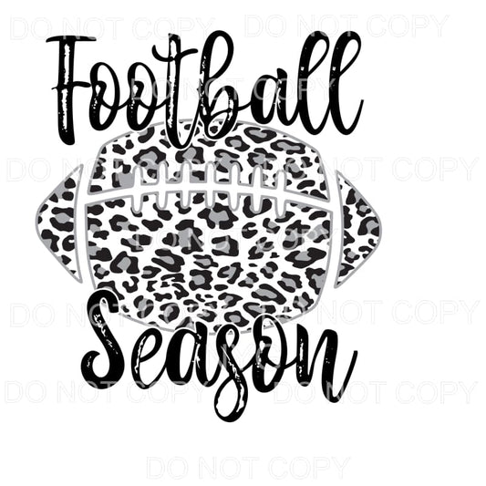 Football Season Leopard Football Sublimation transfers - 