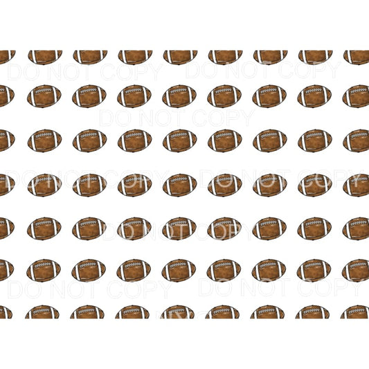 Football Sheet #3 Sublimation transfers - Heat Transfer