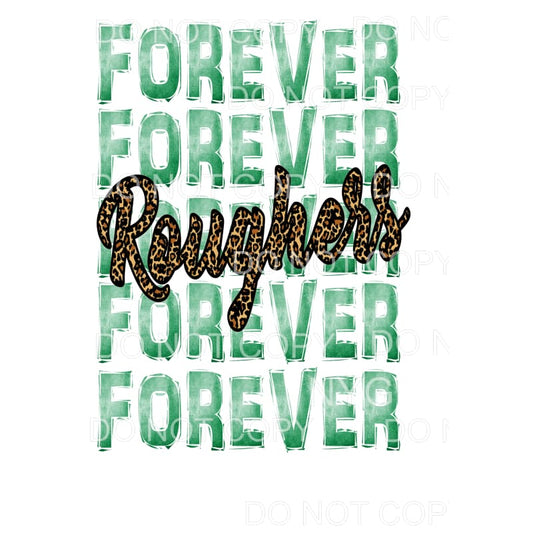 forever Roughers green Sublimation transfers - Heat Transfer