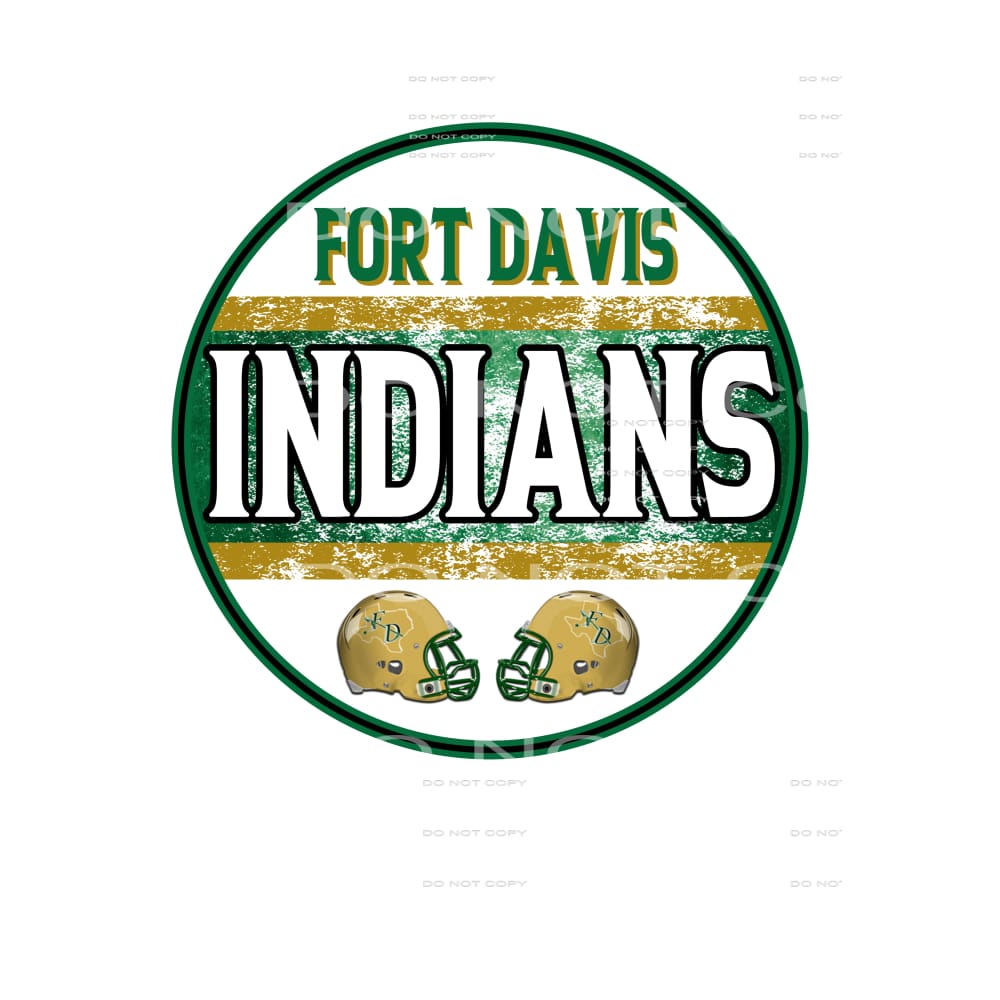 Fort Davis Indians # 88229 Sublimation transfers - Heat 