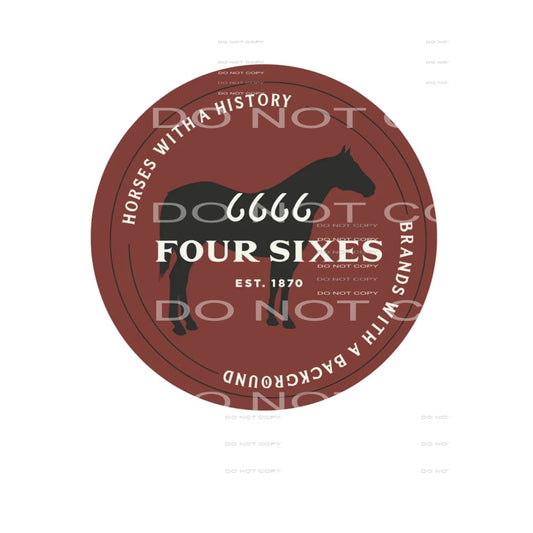 four sixes # 2035 Sublimation transfers - Heat Transfer