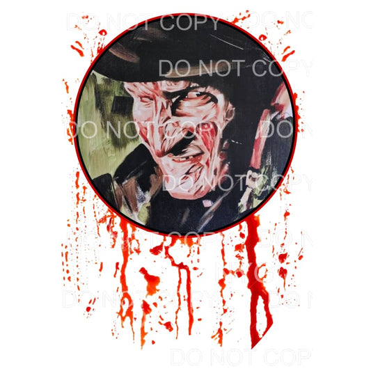 Freddy Krueger Nightmare On Elm Street Blood Splatter #1 