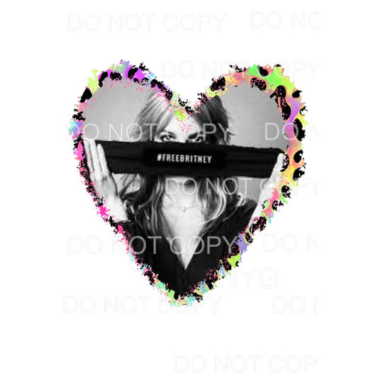 Free Britney # 4 Sublimation transfers - Heat Transfer