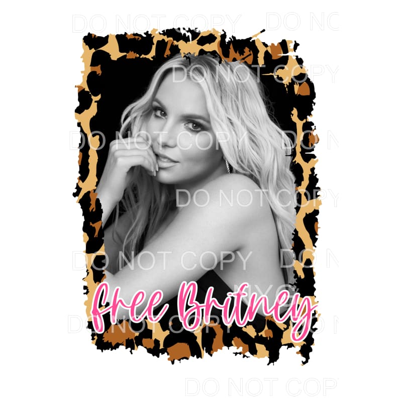 Free Britney # 6 Sublimation transfers - Heat Transfer