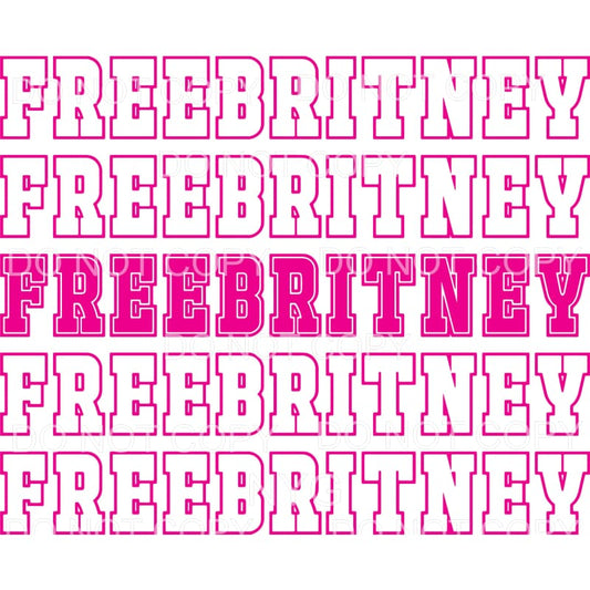 Free Britney stacked Sublimation transfers - Heat Transfer