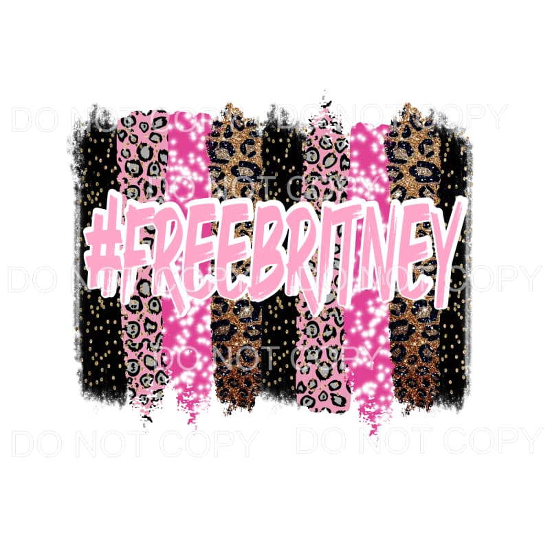 #FreeBritney britney spears PINK Sublimation transfer - Heat