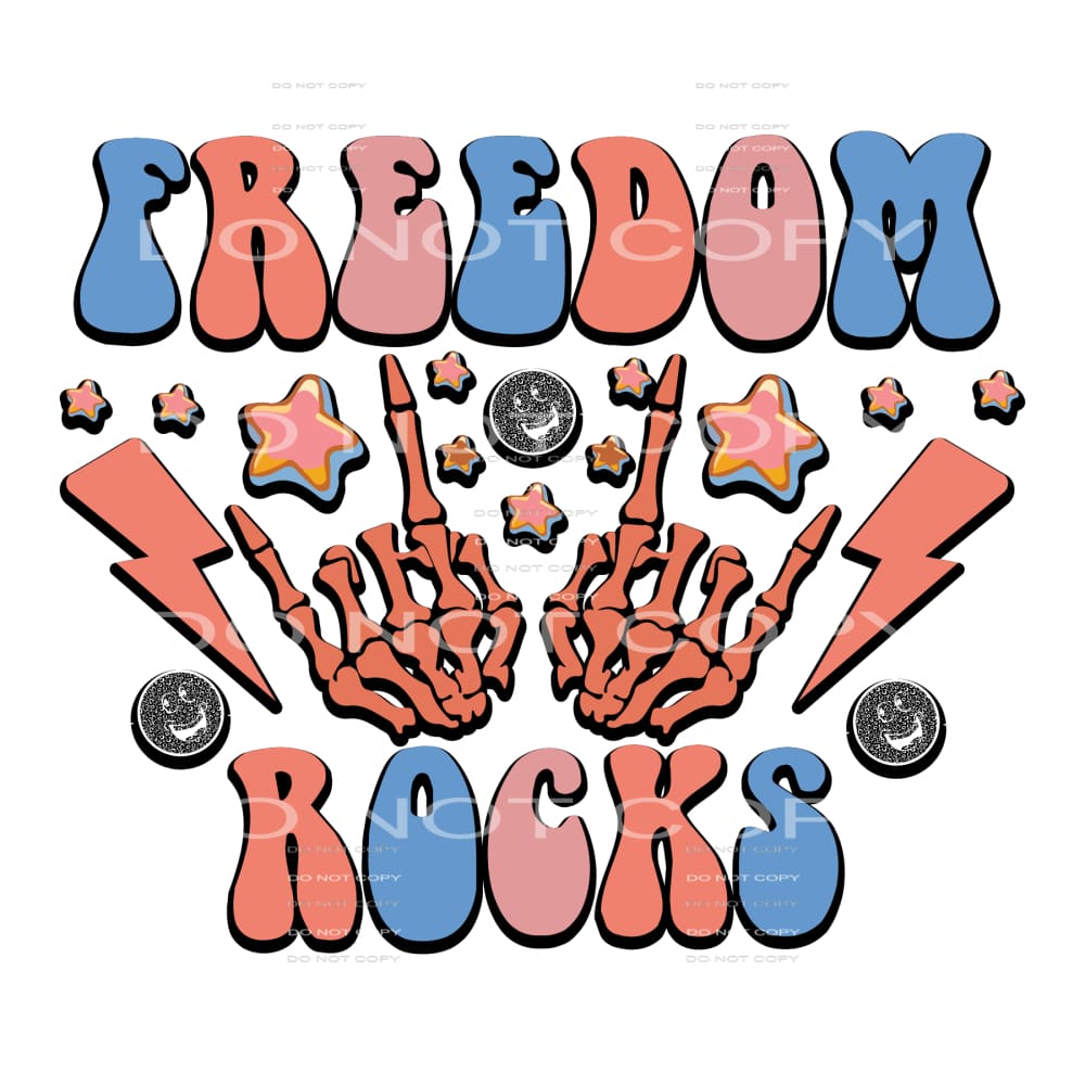 Freedom Rocks #5370 Sublimation transfers - Heat Transfer