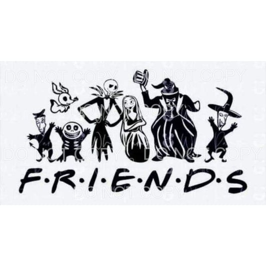 FRIENDS Nightmare Before Christmas Movie Characters 