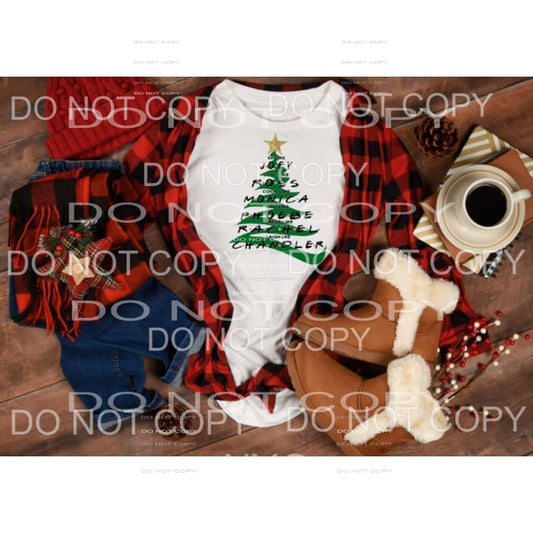 FRIENDS TREE # 146 can go on any fabric any color - adult - 