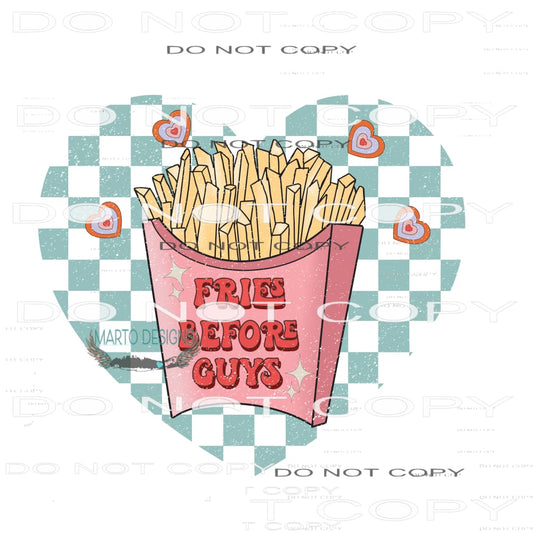 Fries Before Guys #9087 Sublimation transfers - Heat