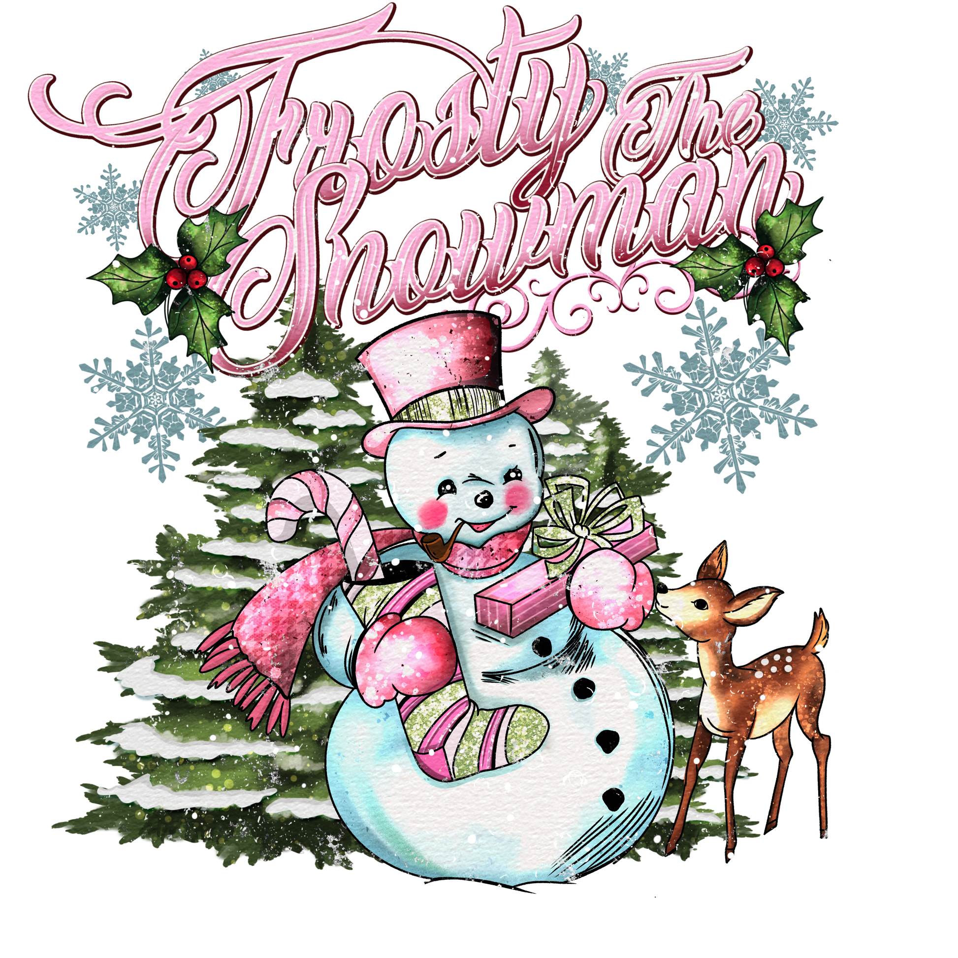 Frosty The Snowman #8012 Sublimation transfers - Heat