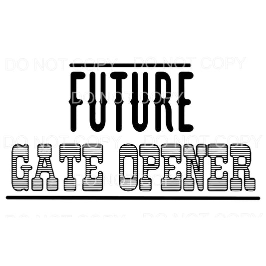 Future Gate Opener Rodeo #137 Sublimation transfers - Heat 