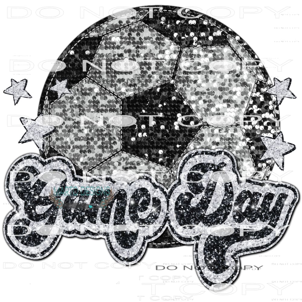 Game Day Soccer #7737 Sublimation transfer - Heat Transfer