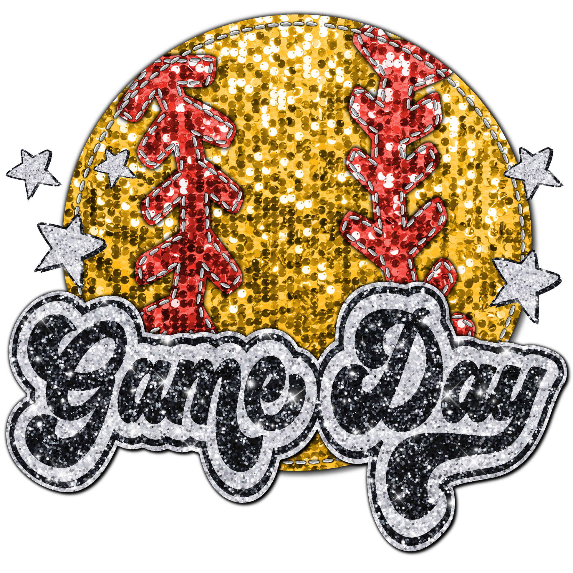 Game Day Softball #7734 Sublimation transfer - Heat Transfer