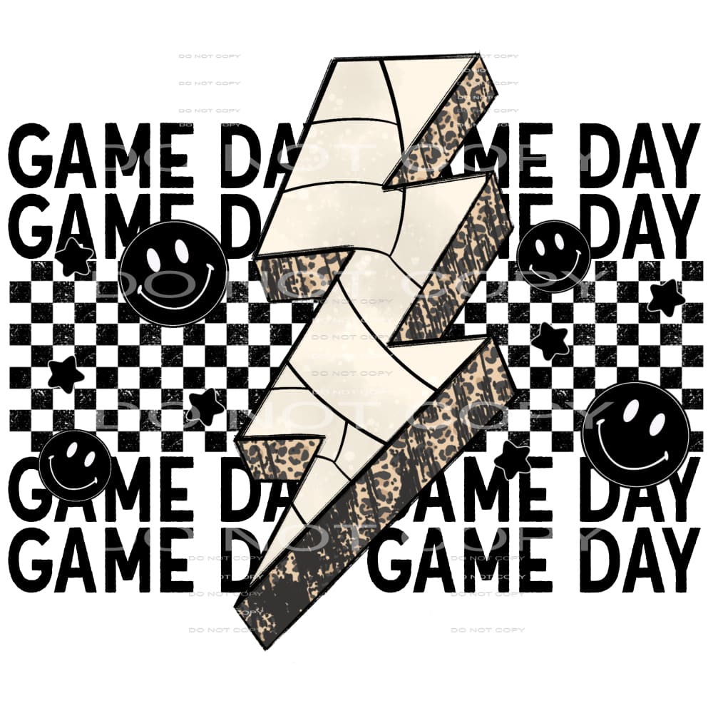 game day volleyball #8323 Sublimation transfers - Heat 