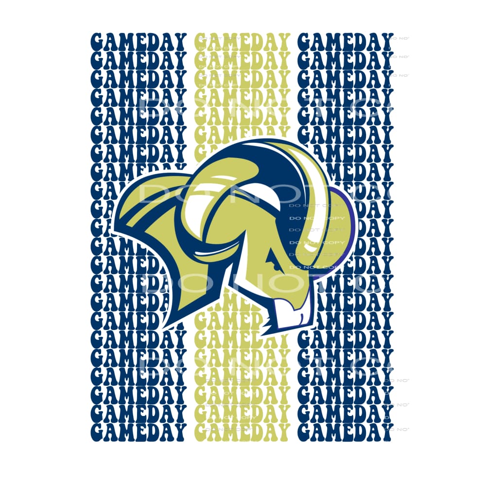 gameday rams # 2276 Sublimation transfers - Heat Transfer