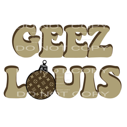 Geez Louis # 2284 Sublimation transfers - Heat Transfer