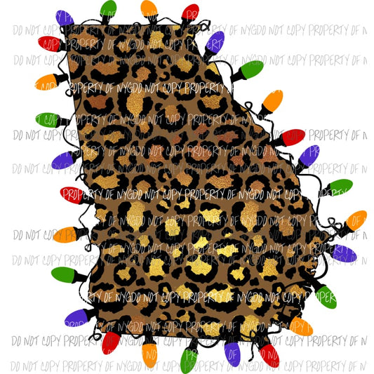 georgia cheetah light state Sublimation transfers Heat Transfer