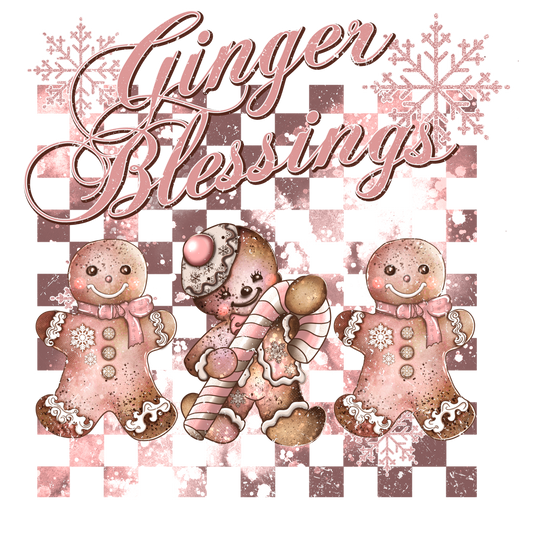 Ginger Blessing #8330 Sublimation transfers - Heat Transfer