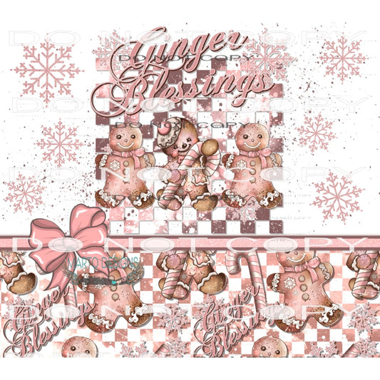 Ginger Blessing #8331 Sublimation transfers - Heat Transfer
