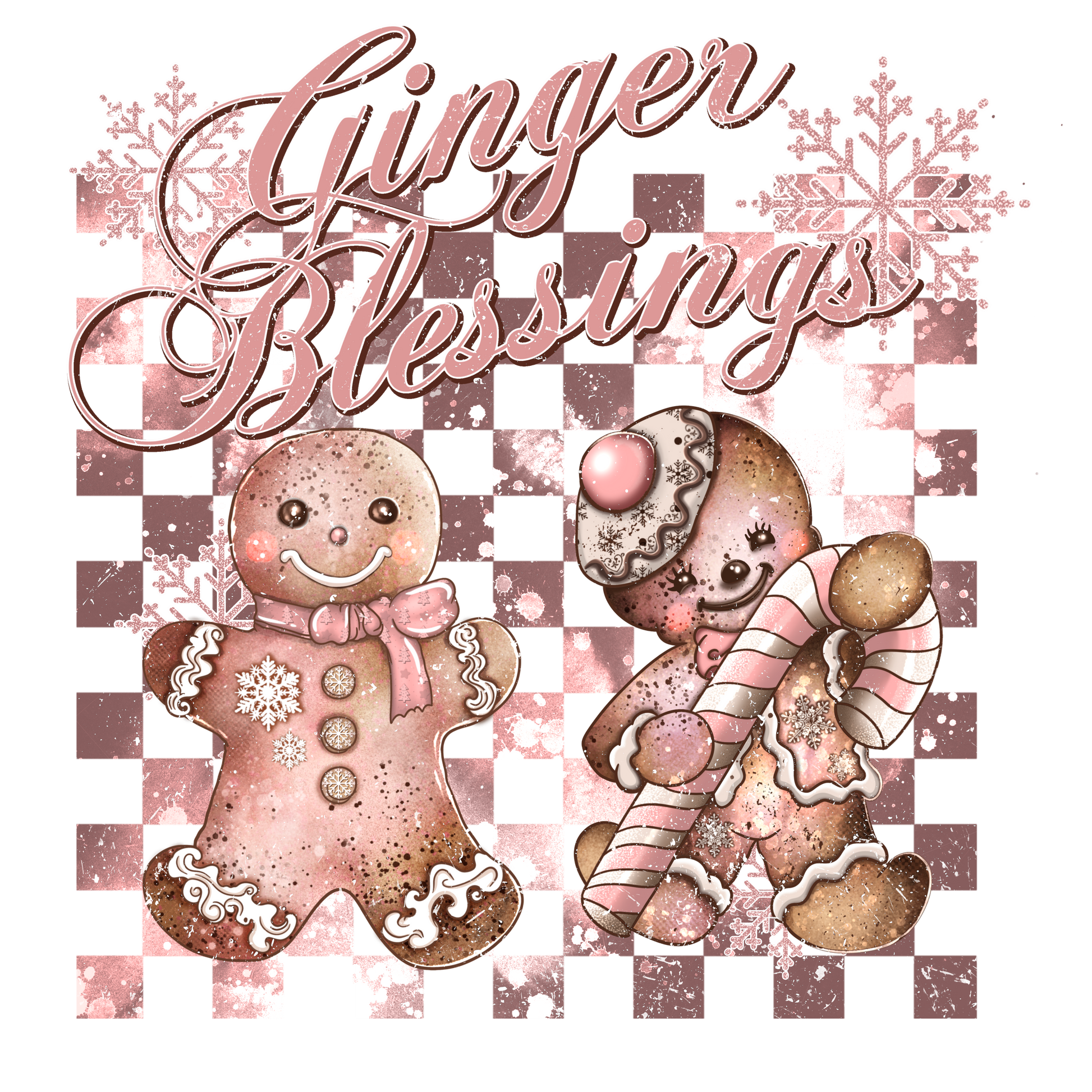 Ginger Blessing #8332 Sublimation transfers - Heat Transfer