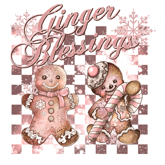 Ginger Blessing #8332 Sublimation transfers - Heat Transfer