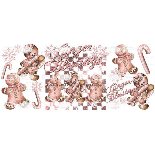 Ginger Blessing #8337 Sublimation transfers - Heat Transfer
