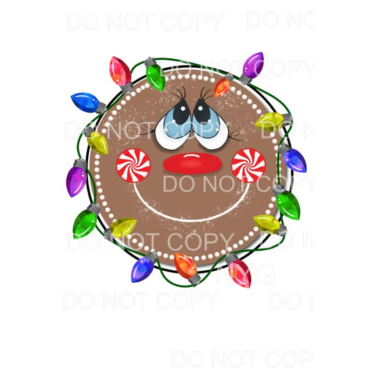 Gingerbread Circle # 7084 Sublimation transfers - Heat 