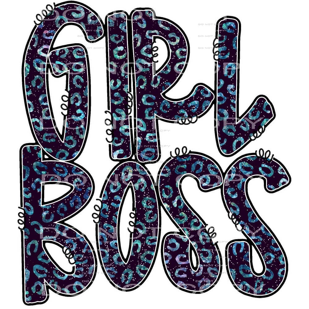 girl boss #7634 Sublimation transfers - Heat Transfer