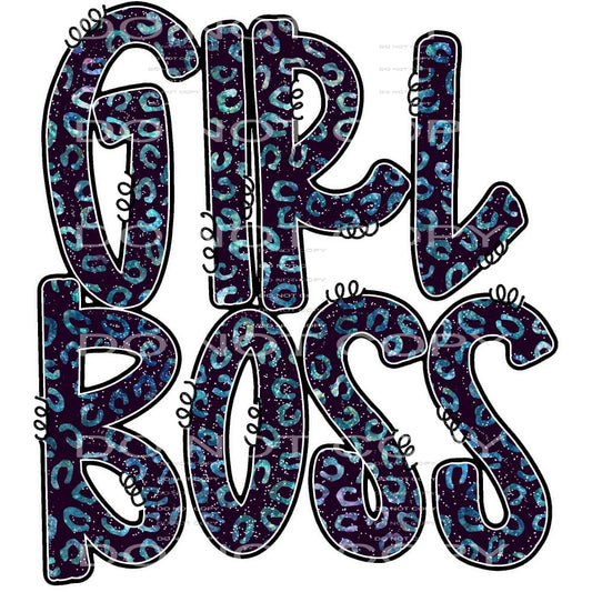 girl boss #7634 Sublimation transfers - Heat Transfer
