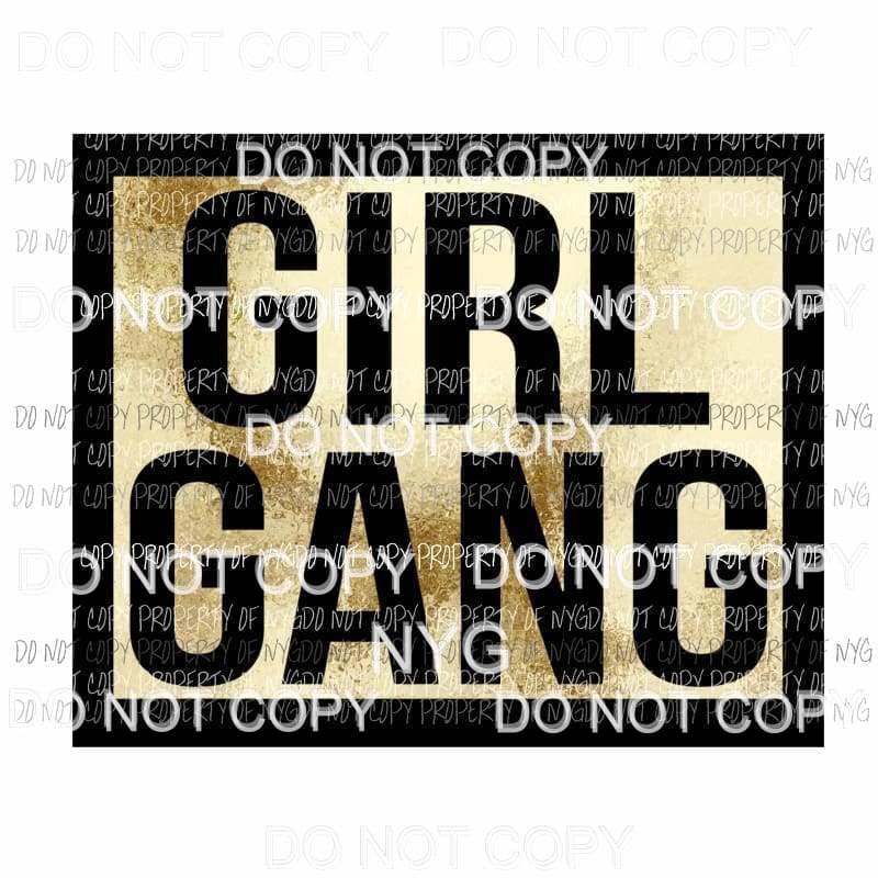 Girl Gang #1 Sublimation transfers Heat Transfer