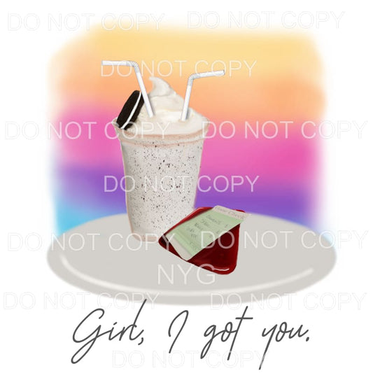 Girl I Got You Shake Rainbow Watercolor Brushstrokes 