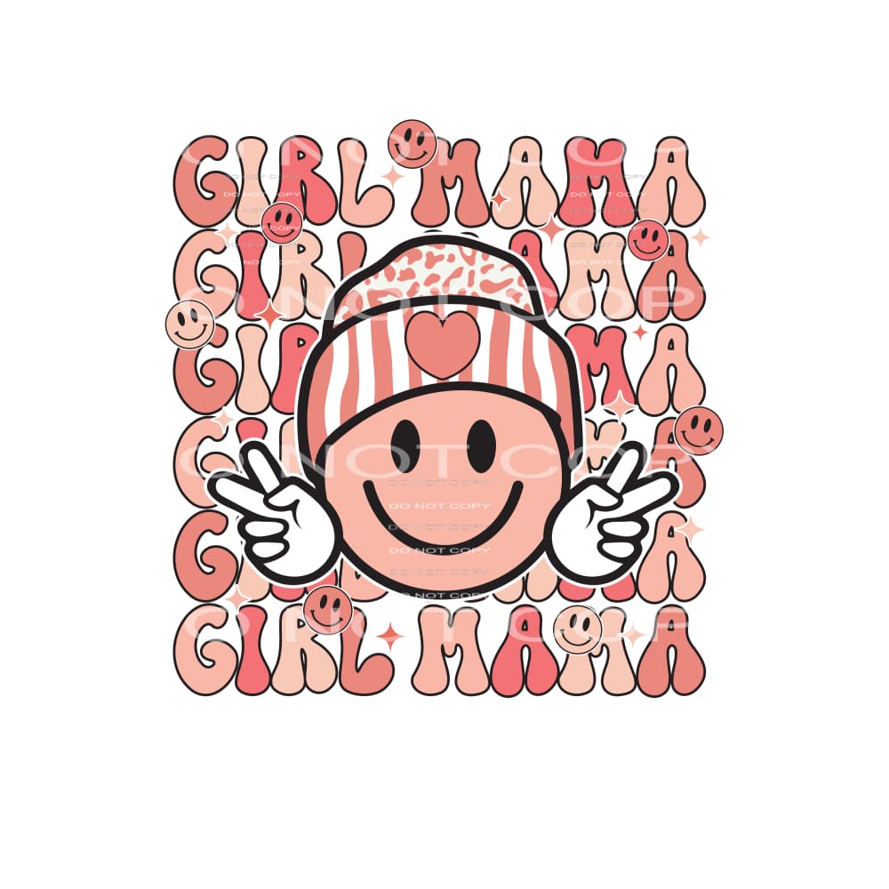 Girl Mama #4831 Sublimation transfers - Heat Transfer