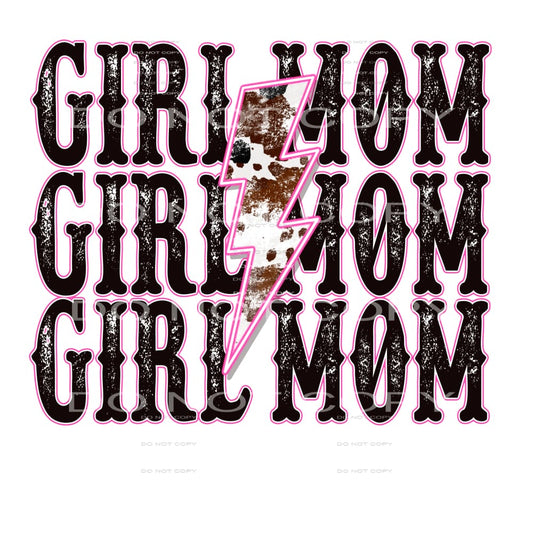 Girl mom # 379 Sublimation transfers - Heat Transfer Graphic