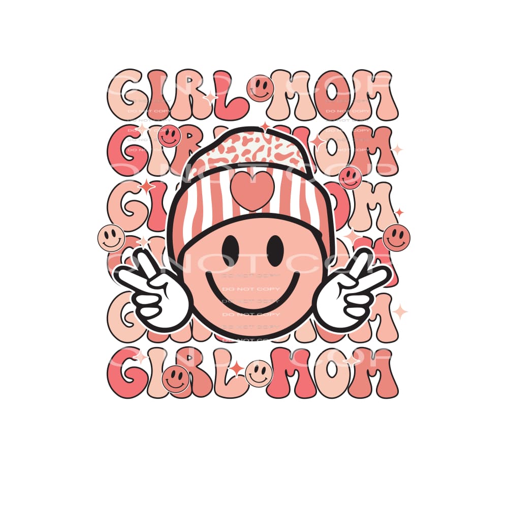 Girl Mom #4832 Sublimation transfers - Heat Transfer Graphic