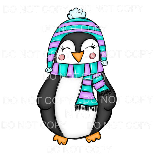 Girl Penguin Sublimation transfers - Heat Transfer