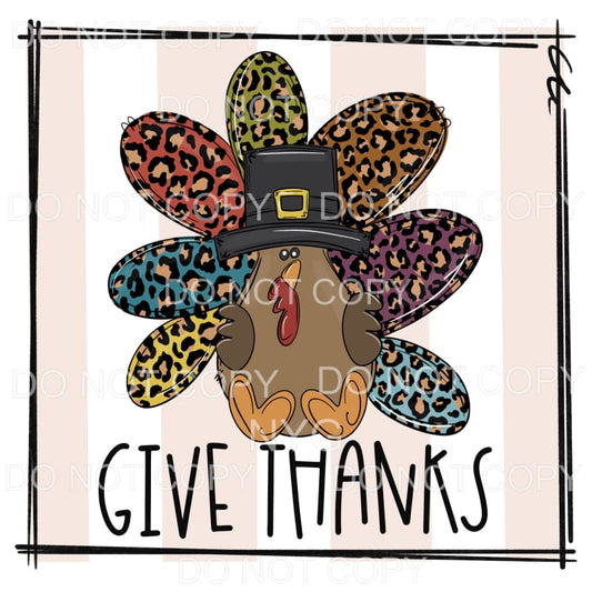 give thanks turkey # 176 Sublimation transfers - Heat 