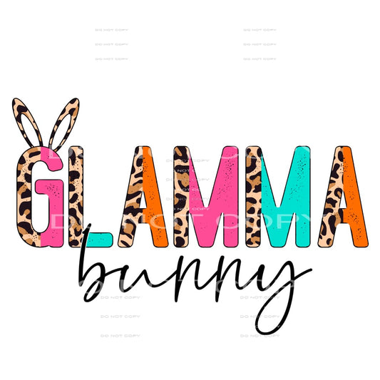 glamma bunny #4500 Sublimation transfers - Heat Transfer