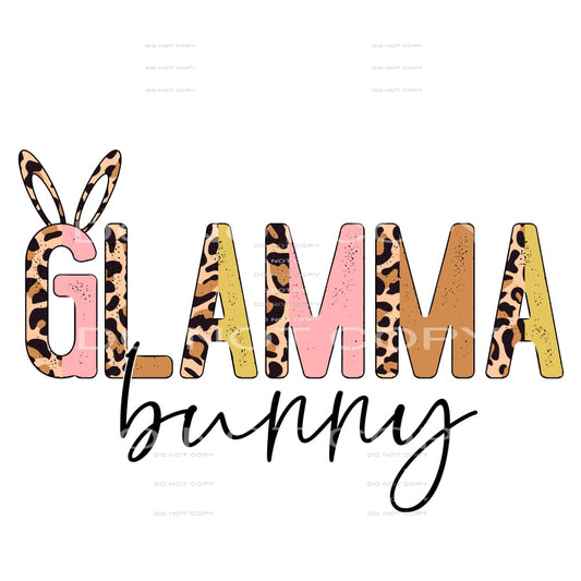glamma bunny #4501 Sublimation transfers - Heat Transfer