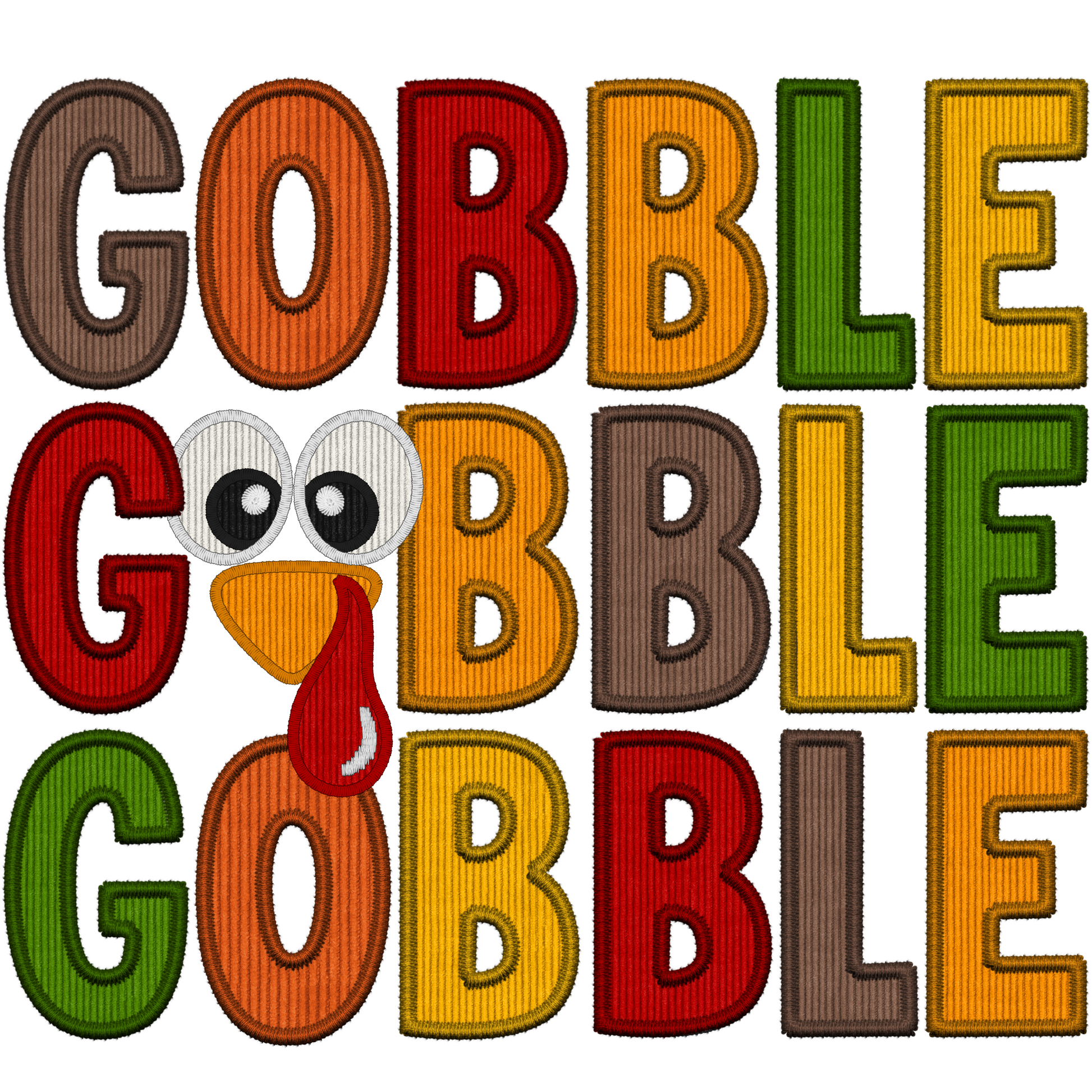 Gobble #8384 Sublimation transfers - Heat Transfer Graphic