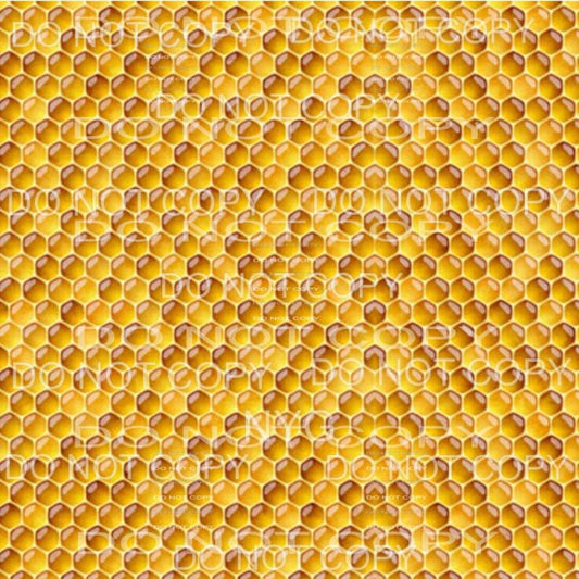 Gold Honeycomb Sheet Sublimation transfers - 13 x 9 inches -